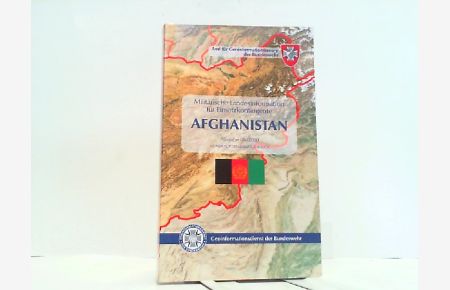 Militärische Landesinformation für Einsatzkontingente Afghanistan 06/2010. VS-Nur für den Dienstgebrauch. Ausgabe 3-DGID.
